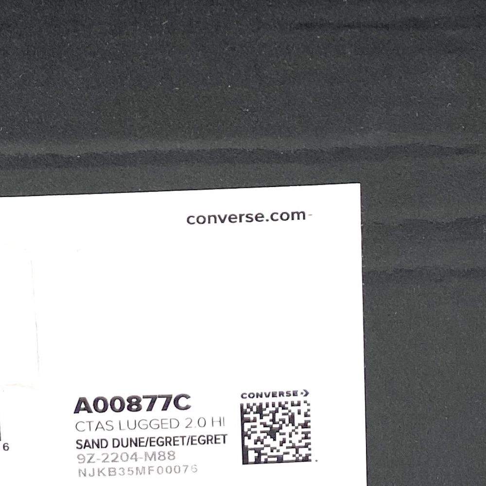 Converse CTAS Lugged 2.0 Platform High Top Women's Canvas Size Sneakers A00877C - Picture 8 of 9